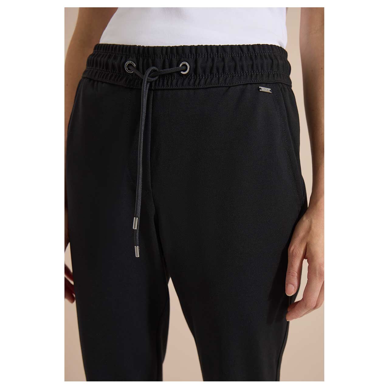 Cecil Tracey Hose Jogpants coal black