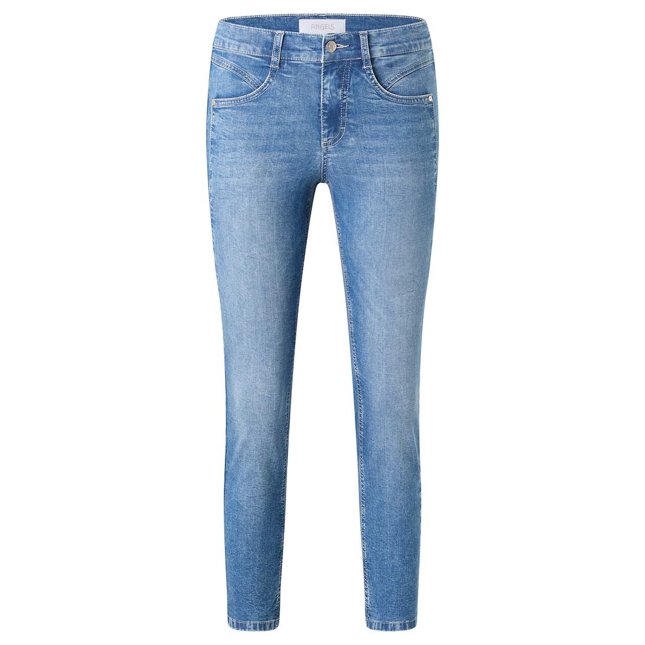 Damen 7/8 Jeans Ornella Seam von Angels in Hellblau verwaschen, Vorderansicht