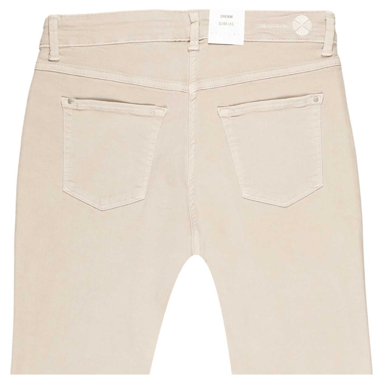 Stretch Damen 7/8 Jeans Dream Chic von MAC in Beige, detaillierte Rückansicht