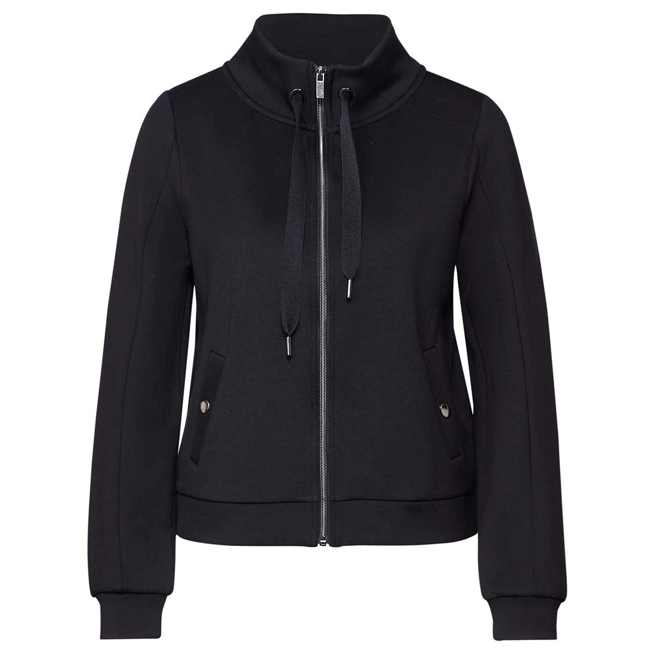 Street One Damen Sweatjacke Zipper Jacket black