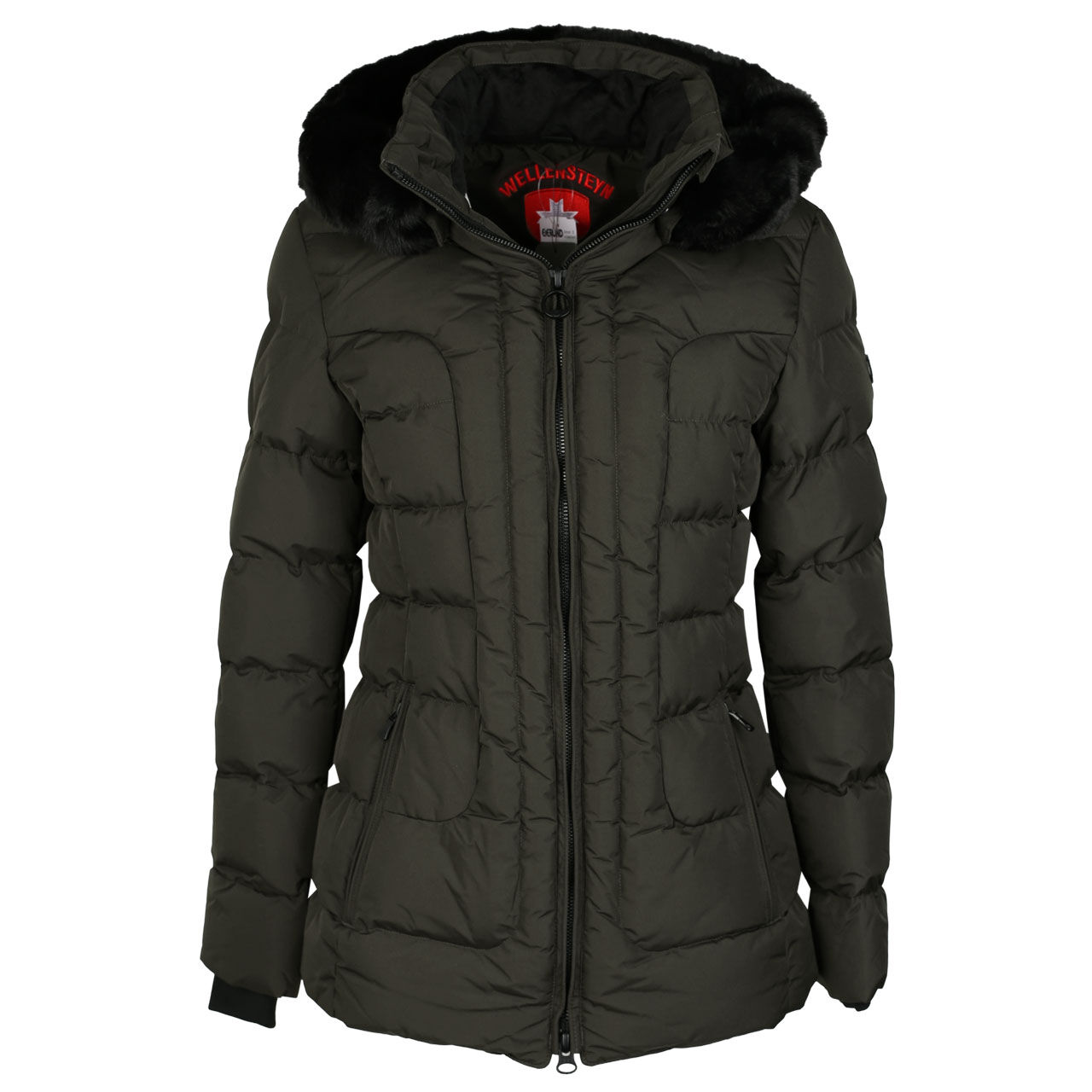 Wellensteyn Belvedere/Belvitesse Medium Damen Winterjacke schwarzgrün Wellensteyn Belvedere/Belvitesse Medium Damen Winterjacke schwarzgrün
