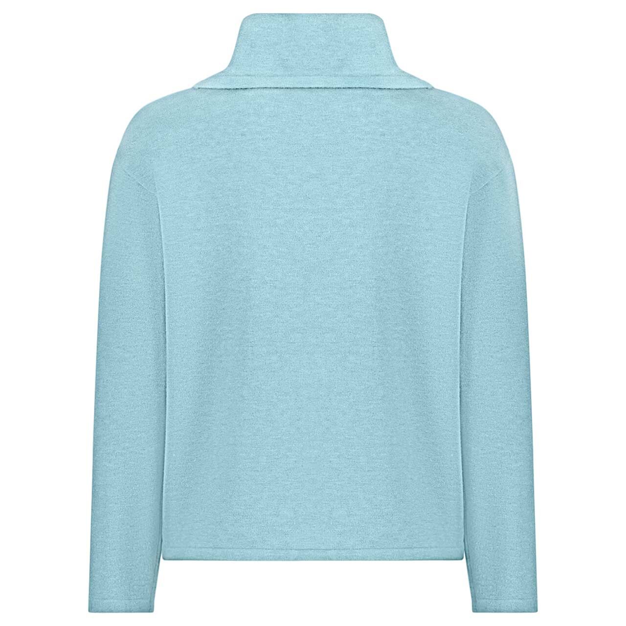 Damen Rollkragen Pullover von Betty Barclay in Türkis meliert, Rückansicht