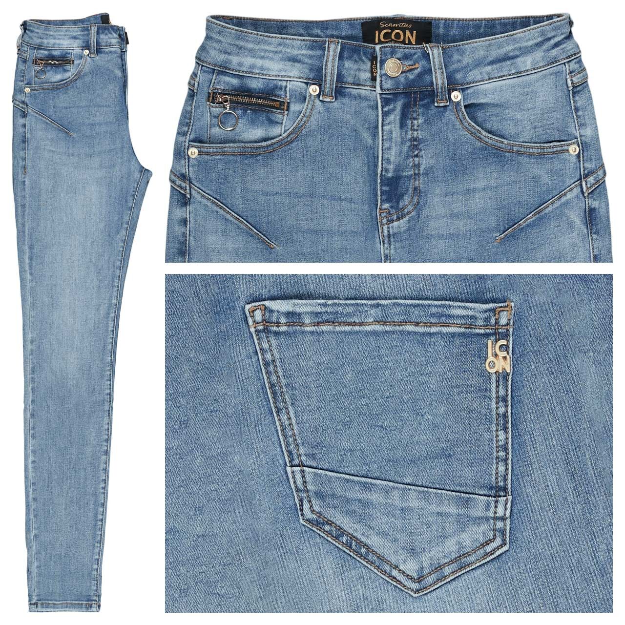 Senoritas ICON California Sunrise Jeans mid stone blue