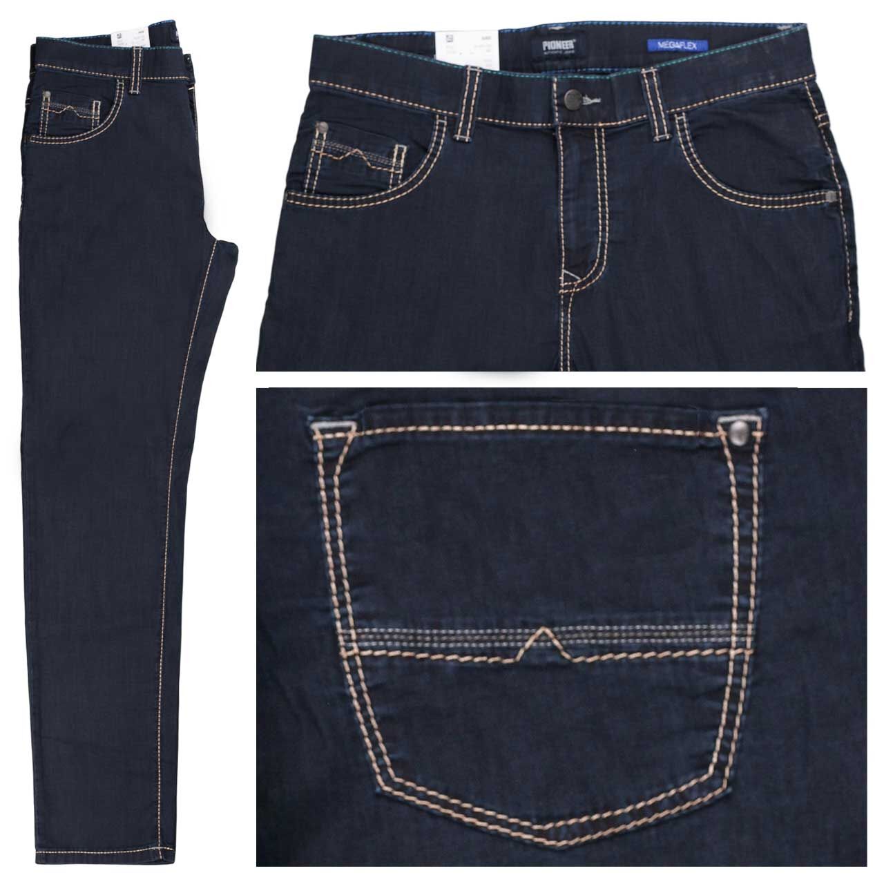 Pioneer Rando Jeans Megaflex blue black dark stonewash