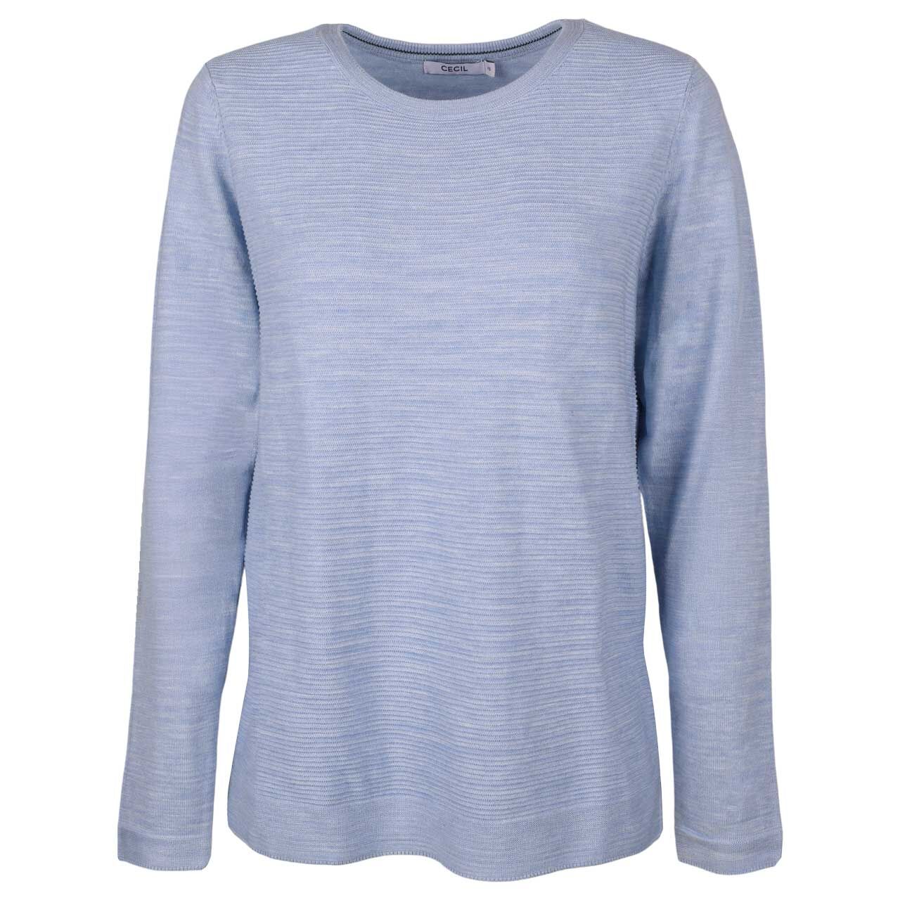 Cecil Damen Pullover Structured Roundneck mountain heather melange