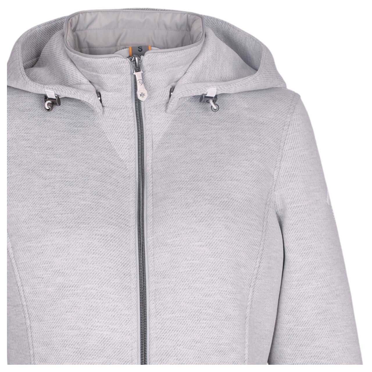 Damen Jacke Sarasota Lady von Wellensteyn in Hellgrau, Detailansicht Vorne