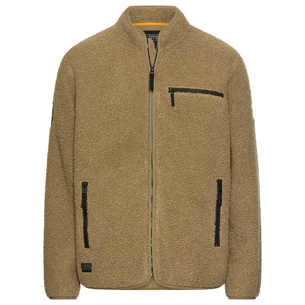Camel active Herren Teddyjacke sepia brown