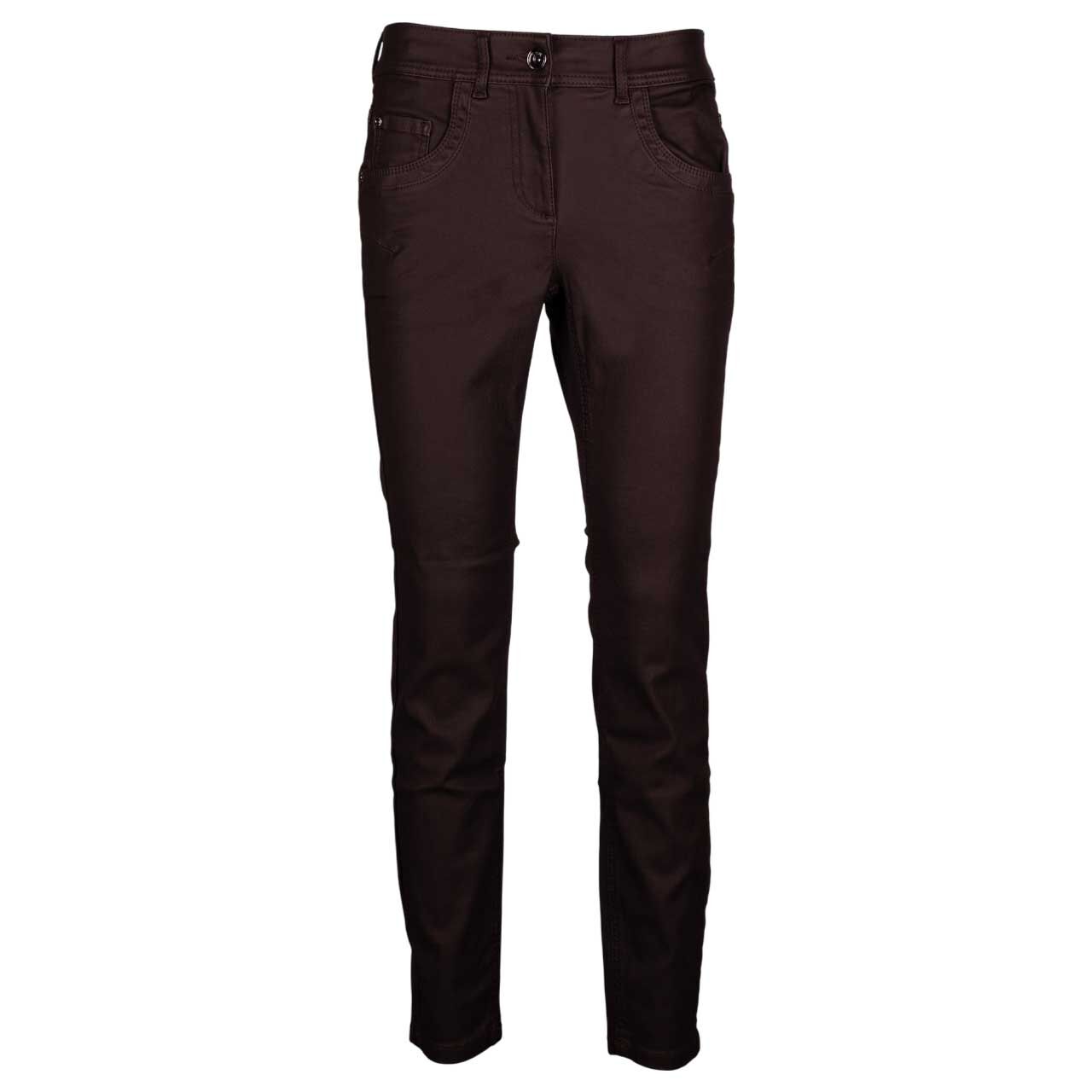 Cecil Toronto Jeans tartufo brown coated