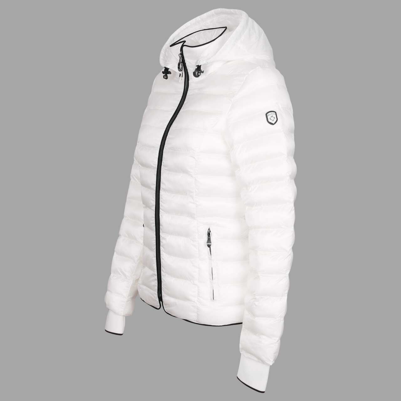 Damen Jacke Italy Hood von Wellensteyn in Perlmuttweiß, Seitenansicht