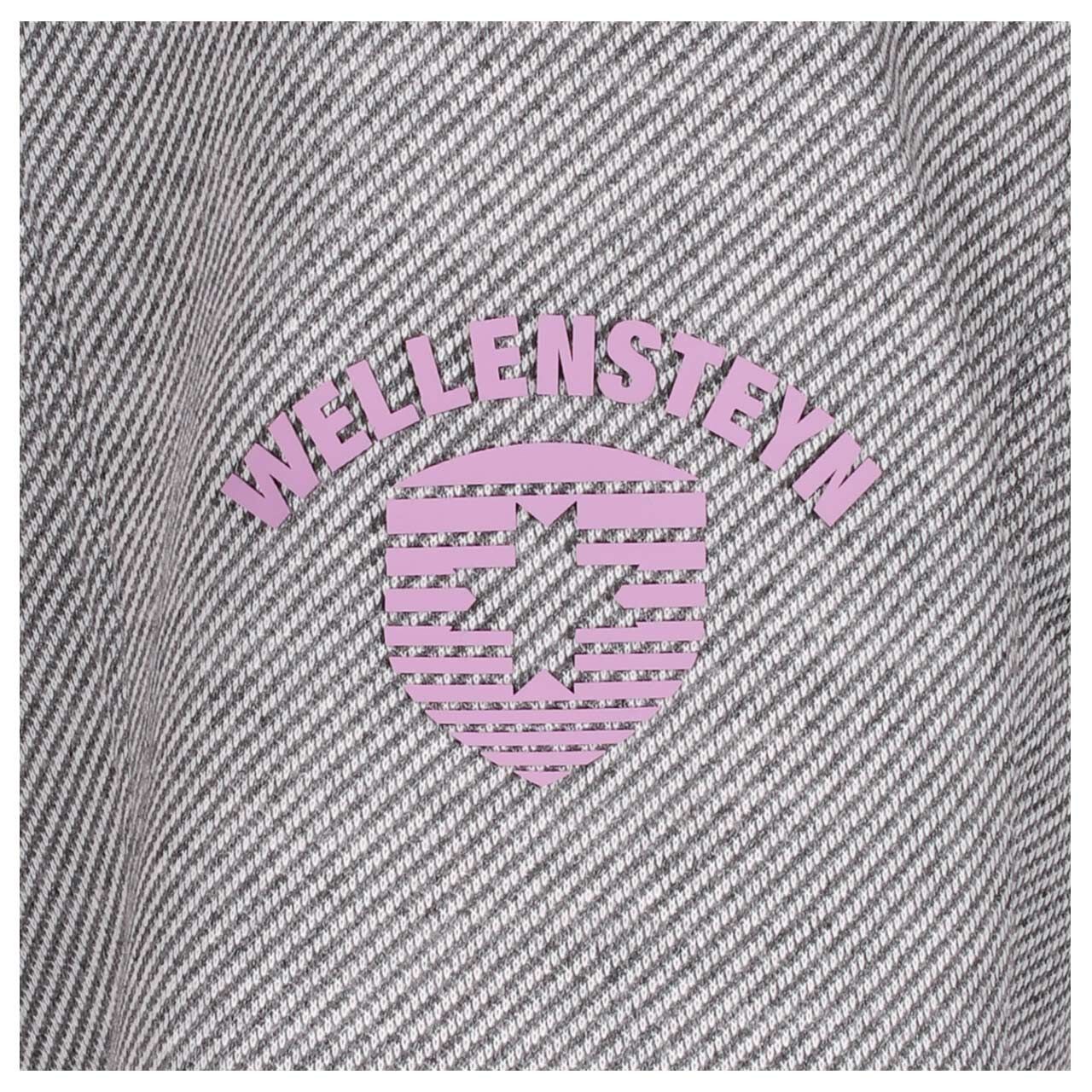 Damen Jacke Florida Lady von Wellensteyn in Grau meliert, Detailansicht Logo