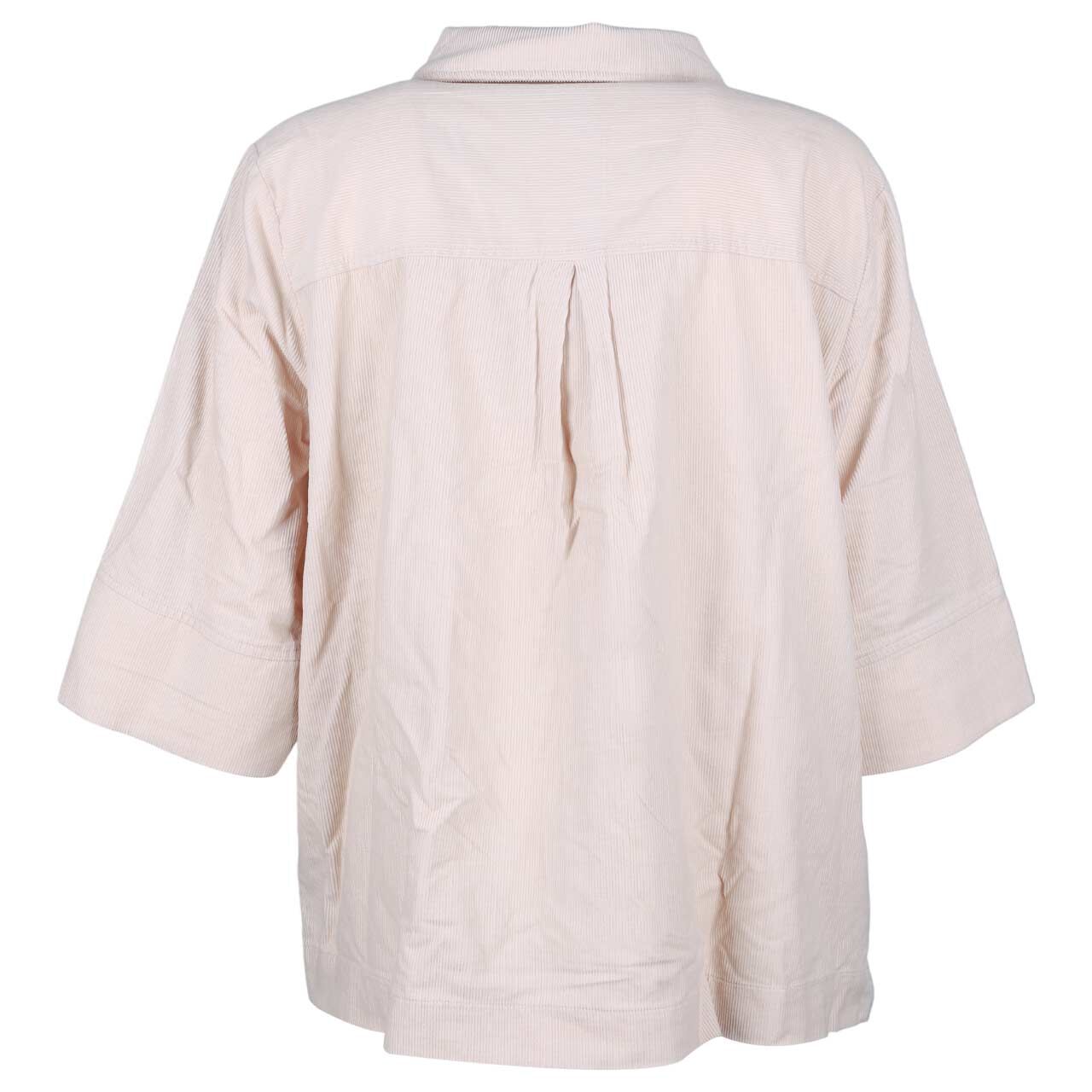 Damen Damen 3/4 Arm Bluse Corduroy von Cecil in Beige, Rückansicht