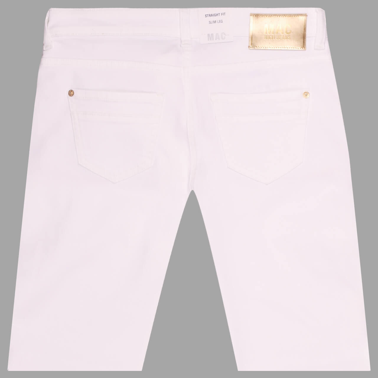 MAC Rich Slim 7/8 Jeans white denim