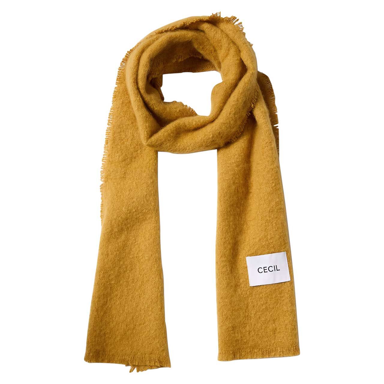 Cecil Damen Schal Brushed Scarf golden honey