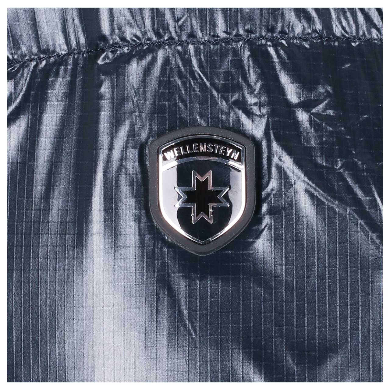 Herren Jacke Network von Wellensteyn in Dunkelblau, Detailansicht Logo