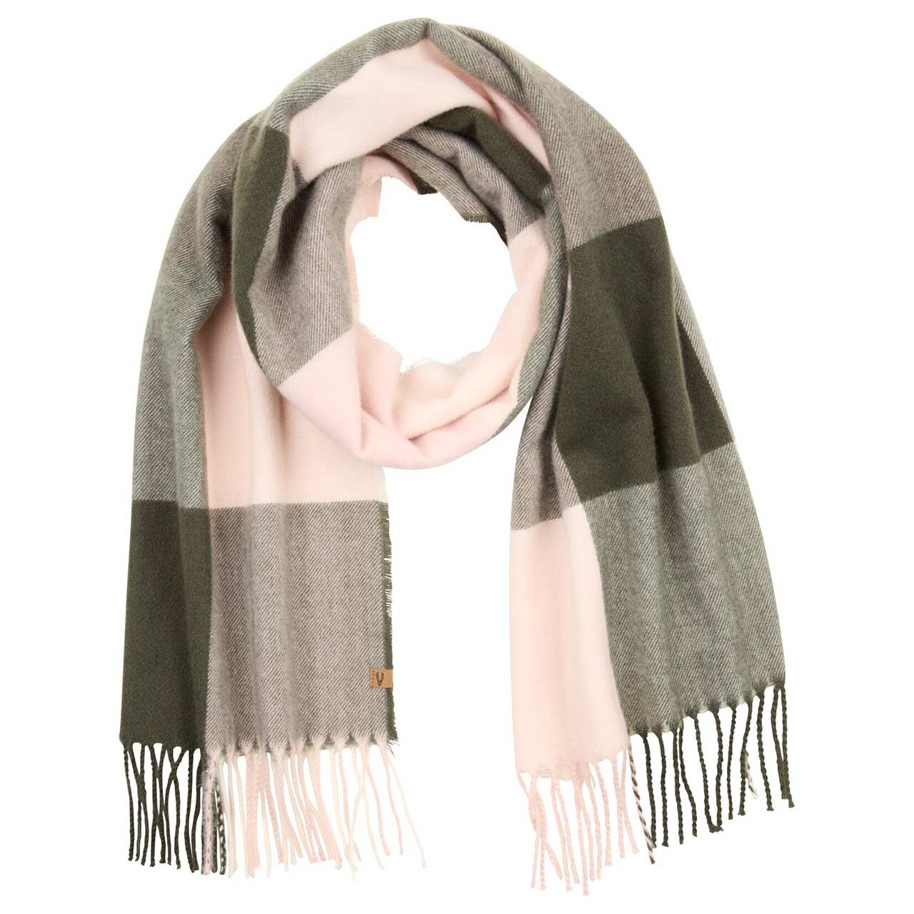Camel active Damen Schal mauve pink check