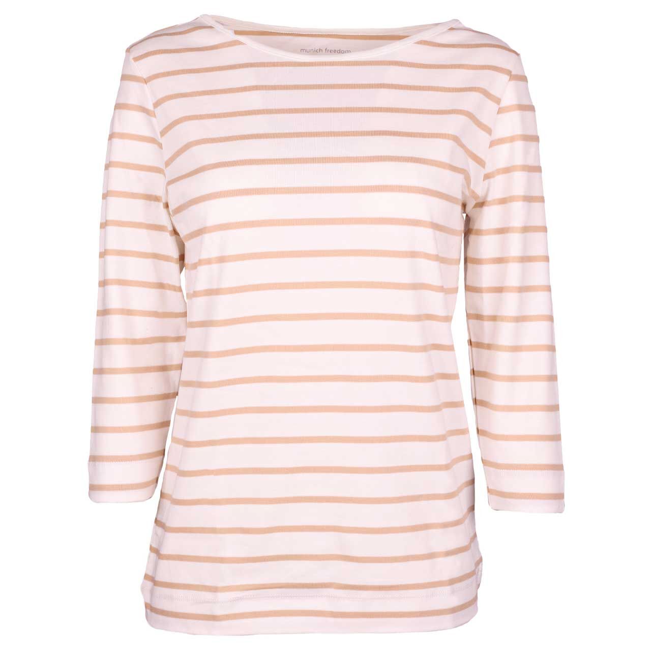 Munich Freedom Damen 3/4 Arm Shirt offwhite/pebble Munich Freedom Damen 3/4 Arm Shirt offwhite/pebble