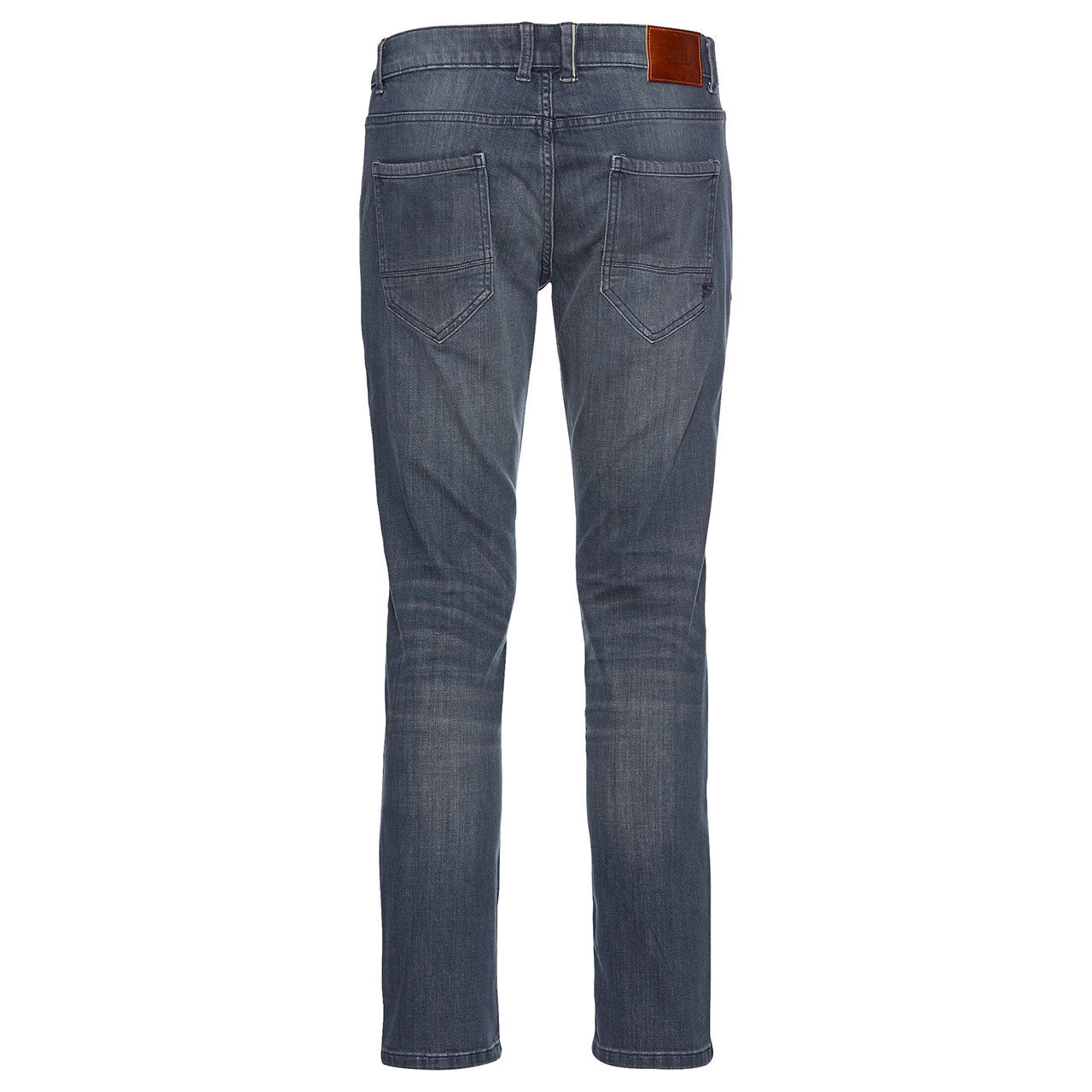 Herrenjeans Madison fleXXX von Camel active in Grau-Blau angewaschen, Rückansicht