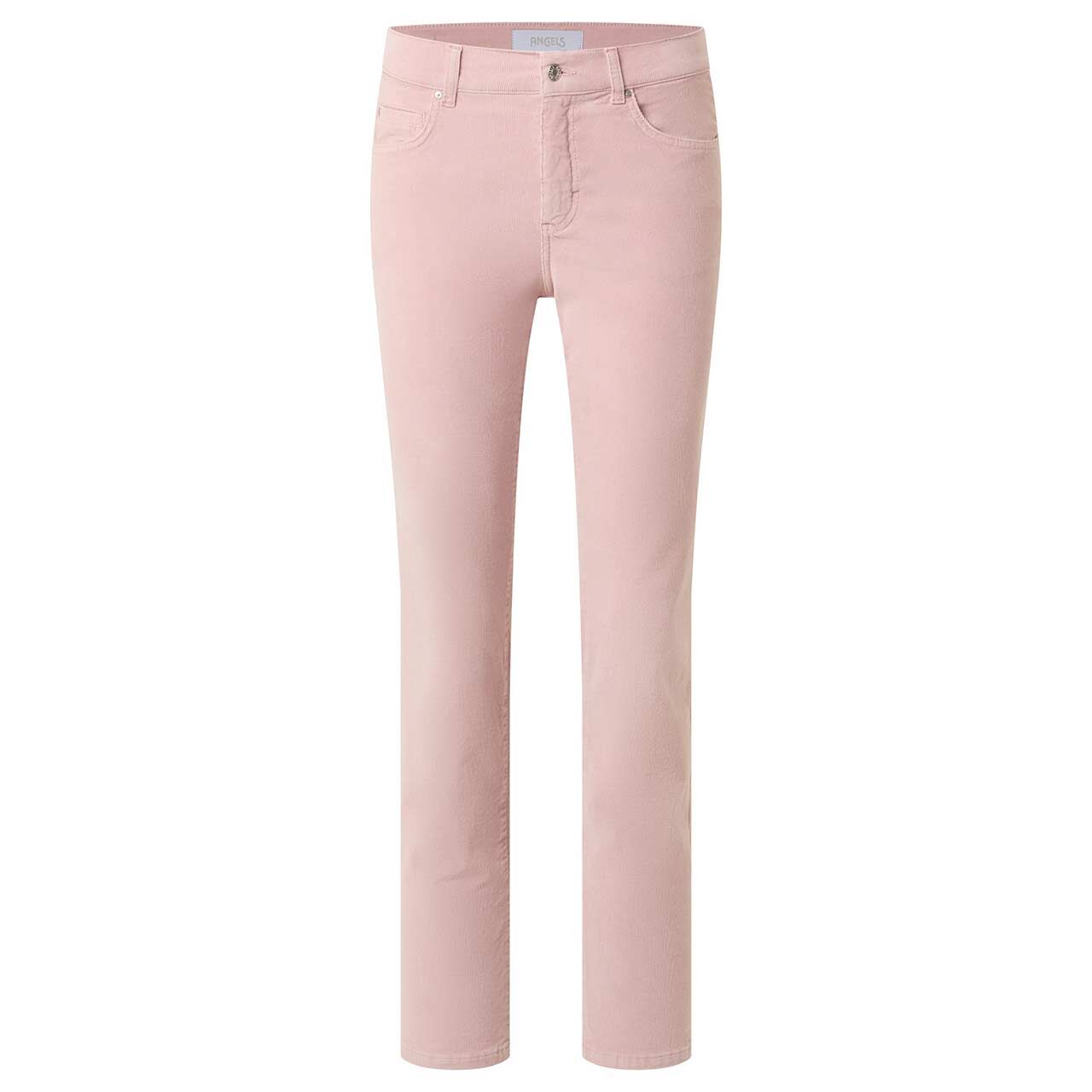 Damen Cordhose Cici von Angels in Rosa, Vorderansicht