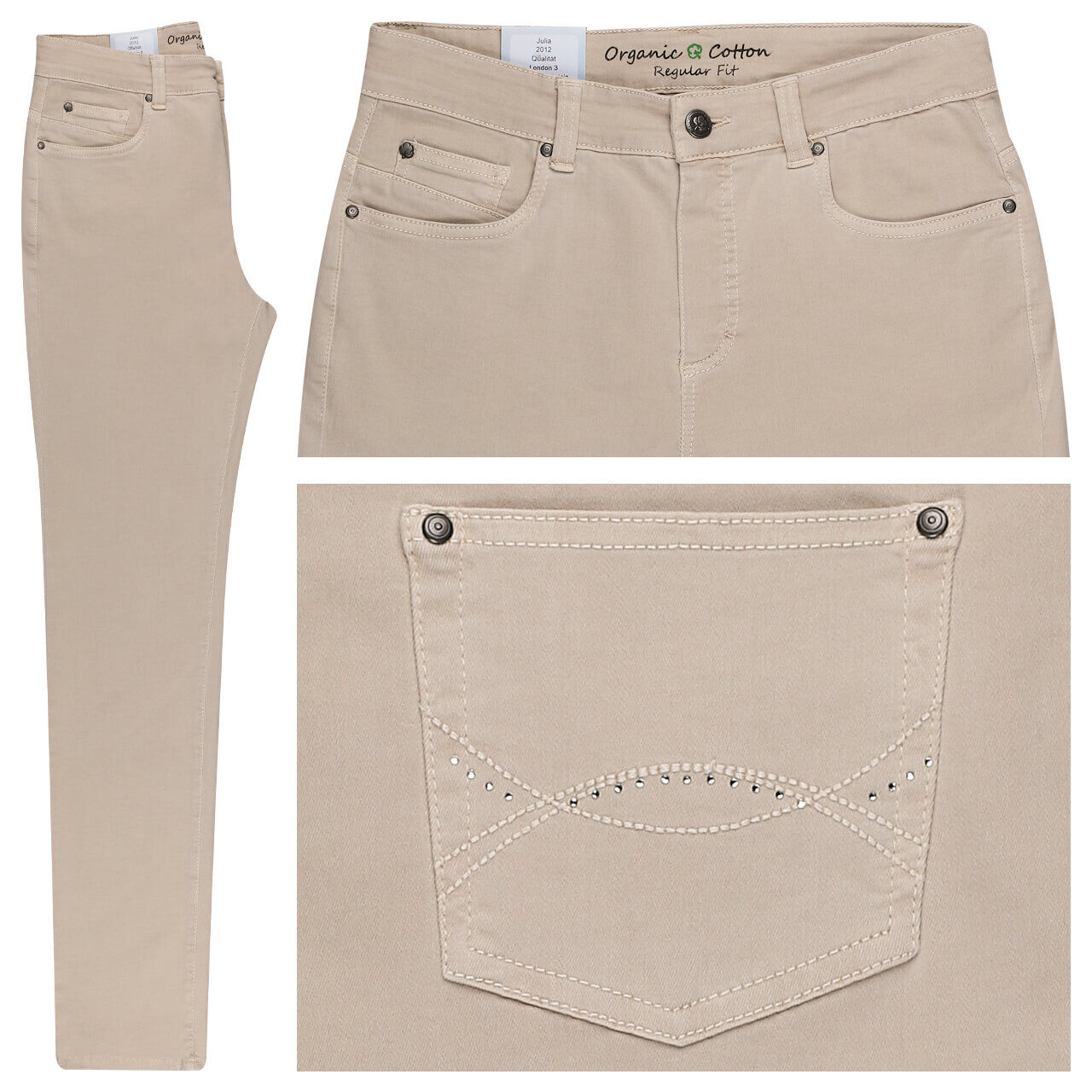 Anna Montana Julia Jeans stone beige Anna Montana Julia Jeans stone beige