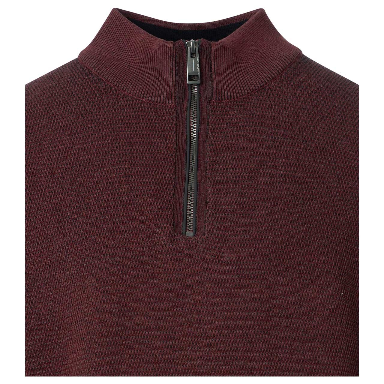Herren Pullover von Casa Moda in Rot, Detailansicht vorne
