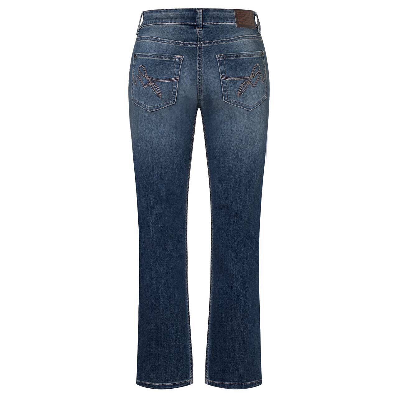 Damenjeans Carrie von MAC in Blau verwaschen, Rückansicht