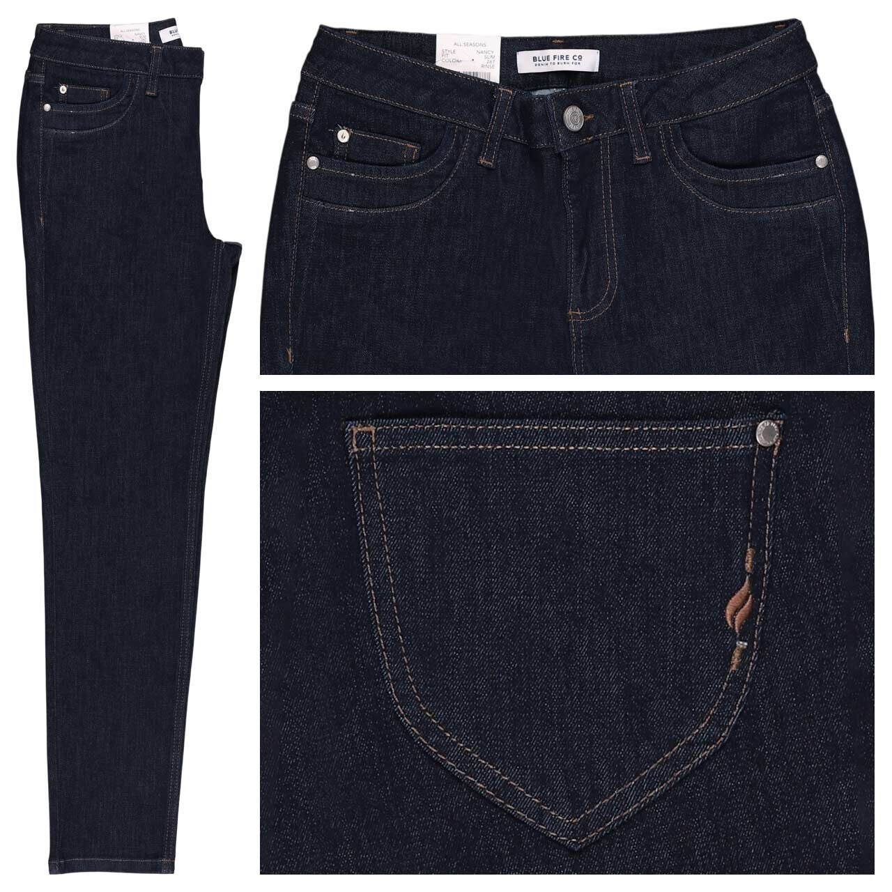 Blue Fire Nancy Jeans rinse dark blue