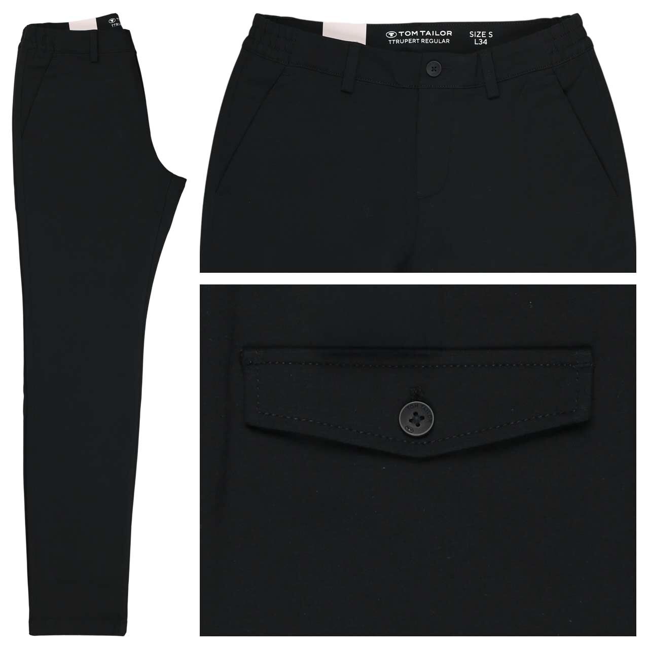Tom Tailor Rupert Chinohose black