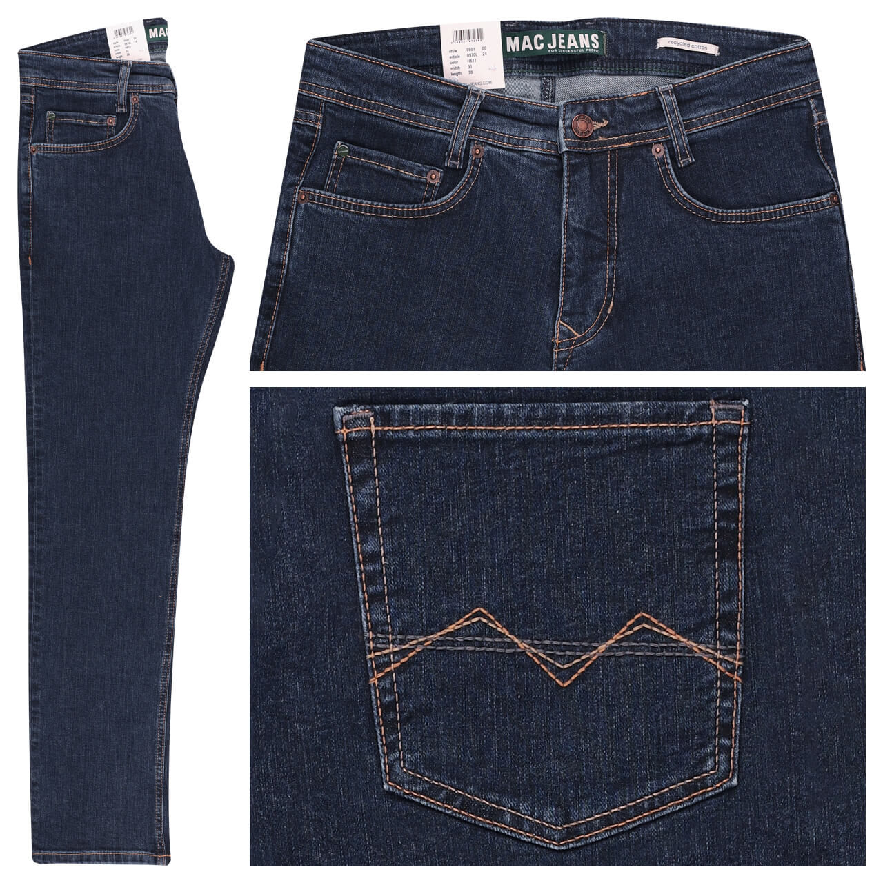 MAC Arne Jeans deep blue stonewash MAC Arne Jeans deep blue stonewash