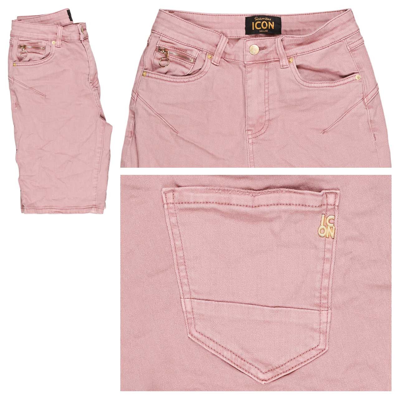 Senoritas ICON California Sunrise Jeans Shorts soft berry Senoritas ICON California Sunrise Jeans Shorts soft berry