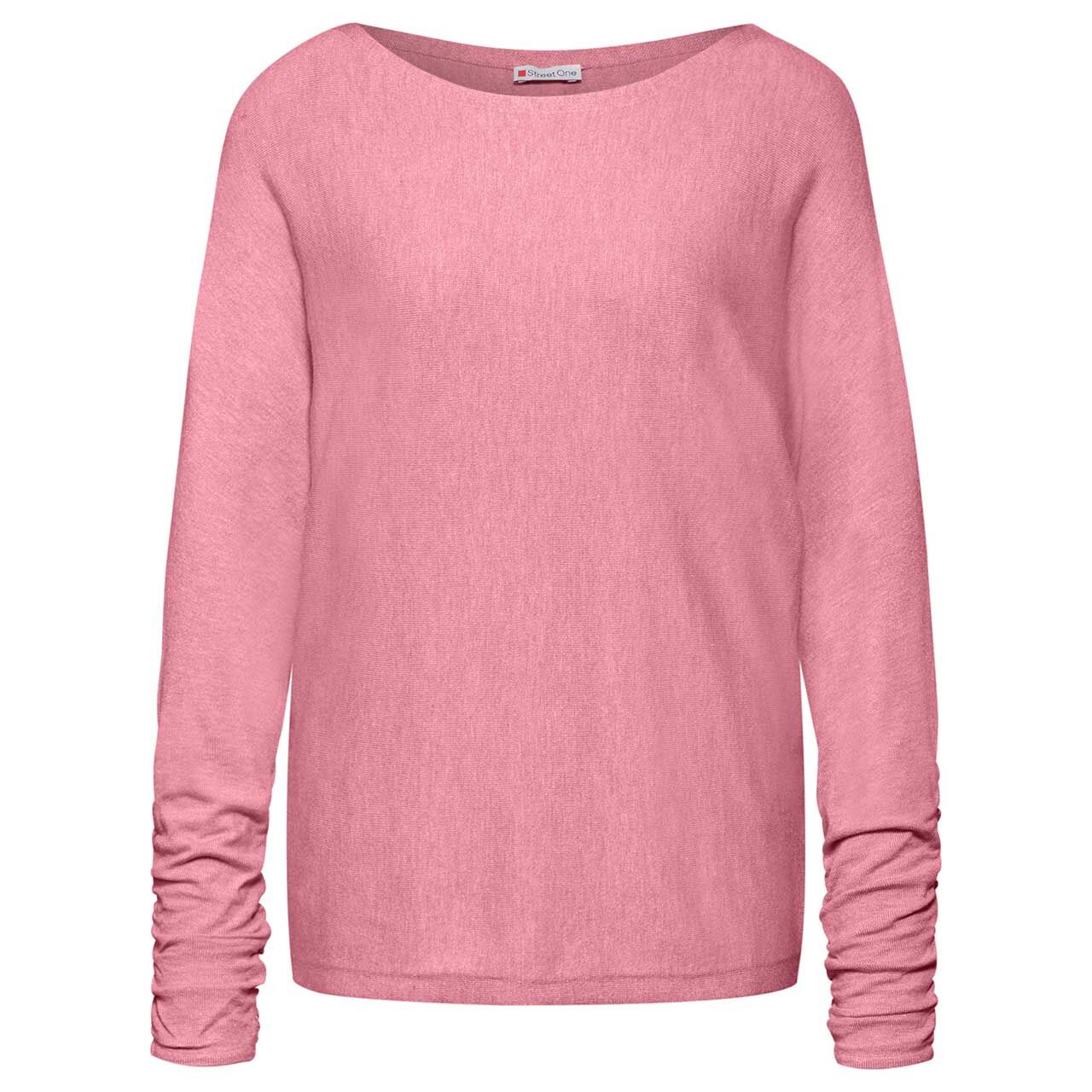 Street One Damen Pullover Dolman Sweater sugar coral melange