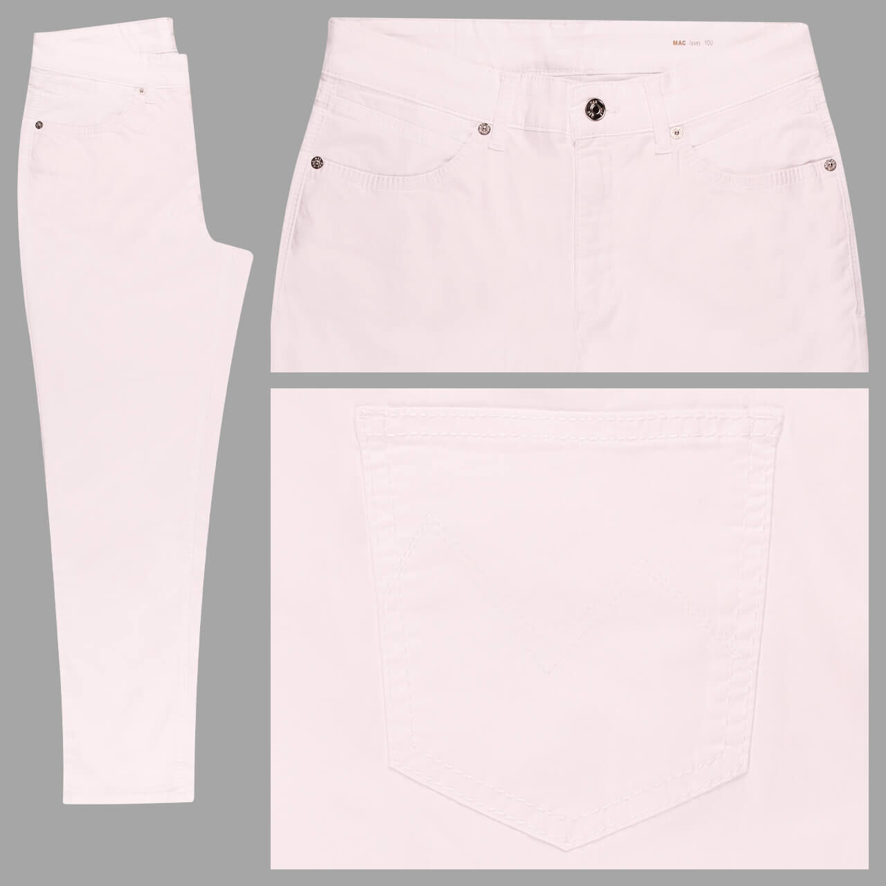 MAC Melanie 7/8 Baumwollhose white summer MAC Melanie 7/8 Baumwollhose white summer