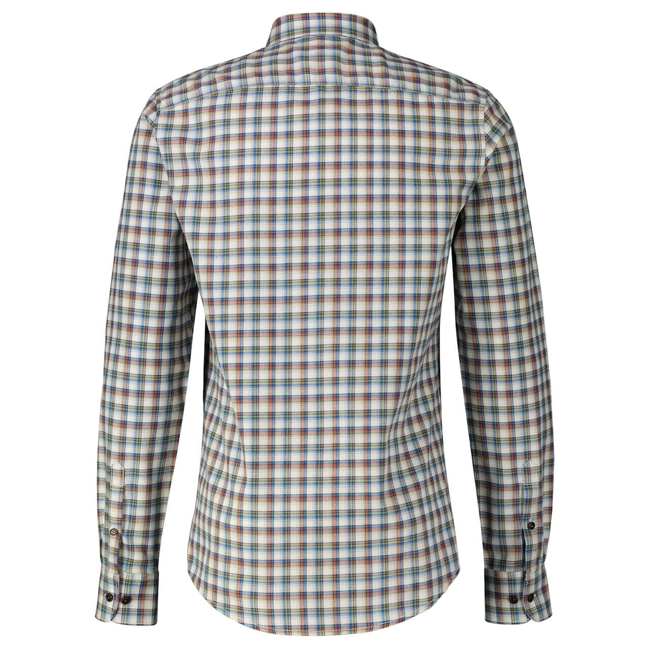 Lerros Herren Langarm Hemd fog white