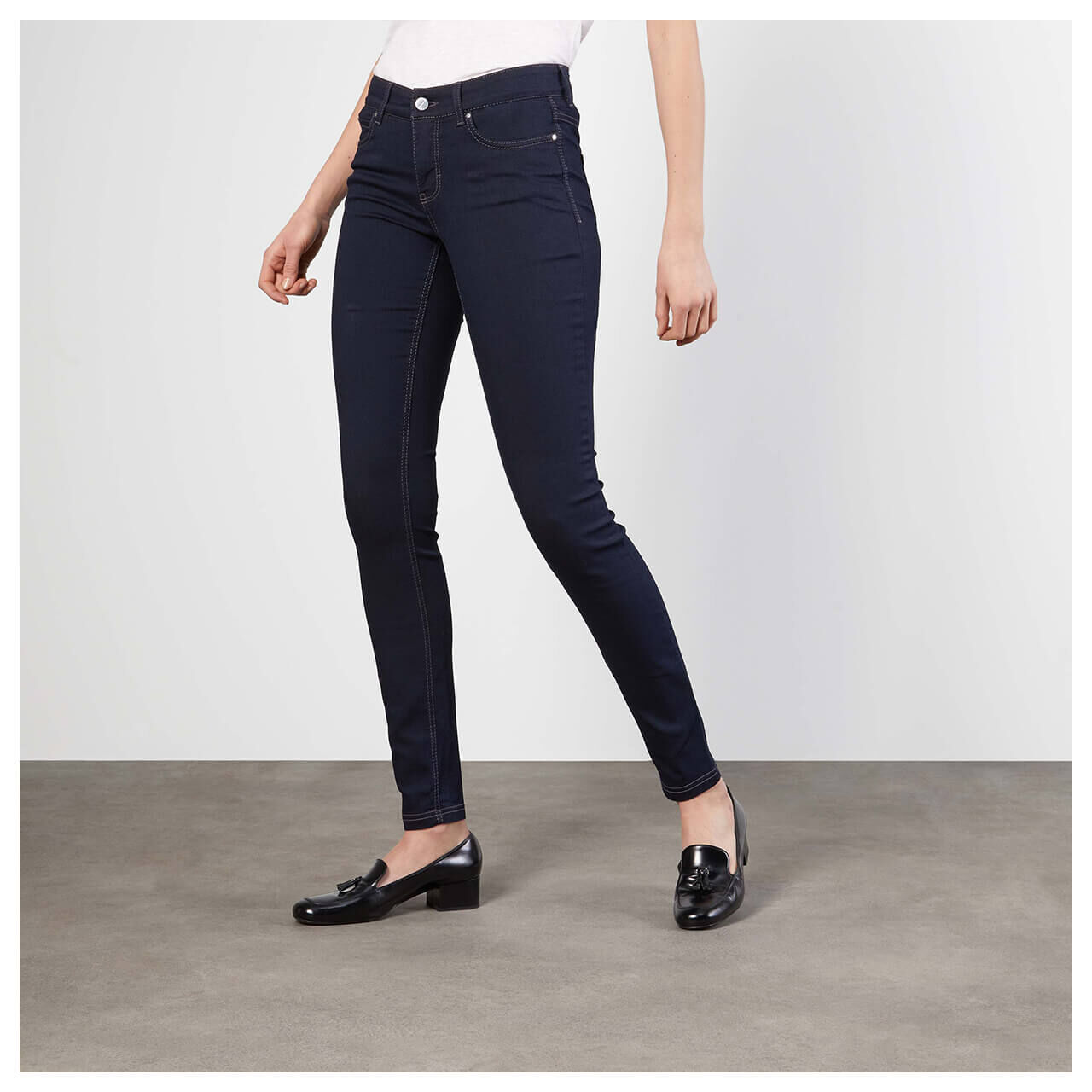 MAC Jeans Dream Skinny für Damen in Tiefdunkelblau, FarbNr.: D801