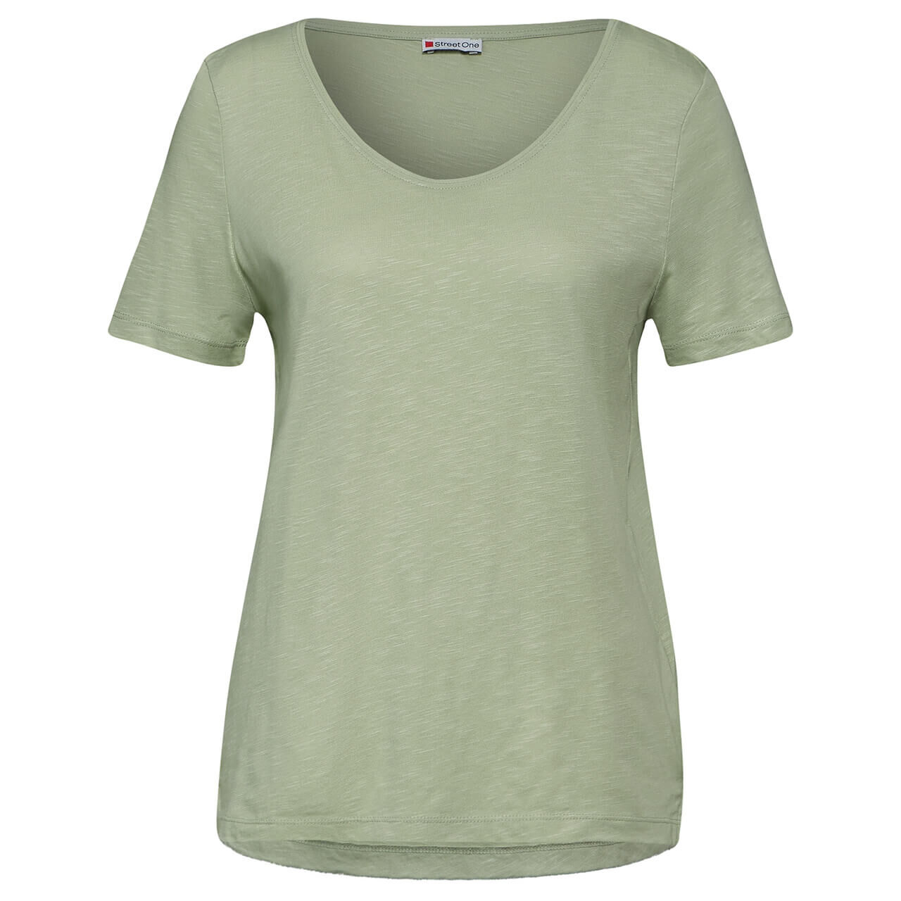 Street One Damen T-Shirt Gerda soft moss green