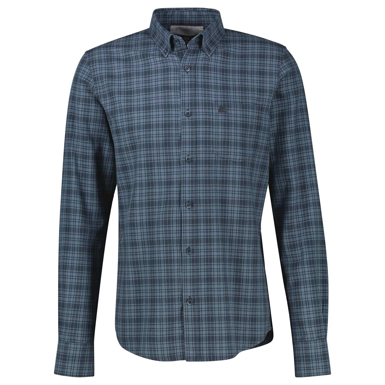 Lerros Herren Langarm Hemd classic navy checked