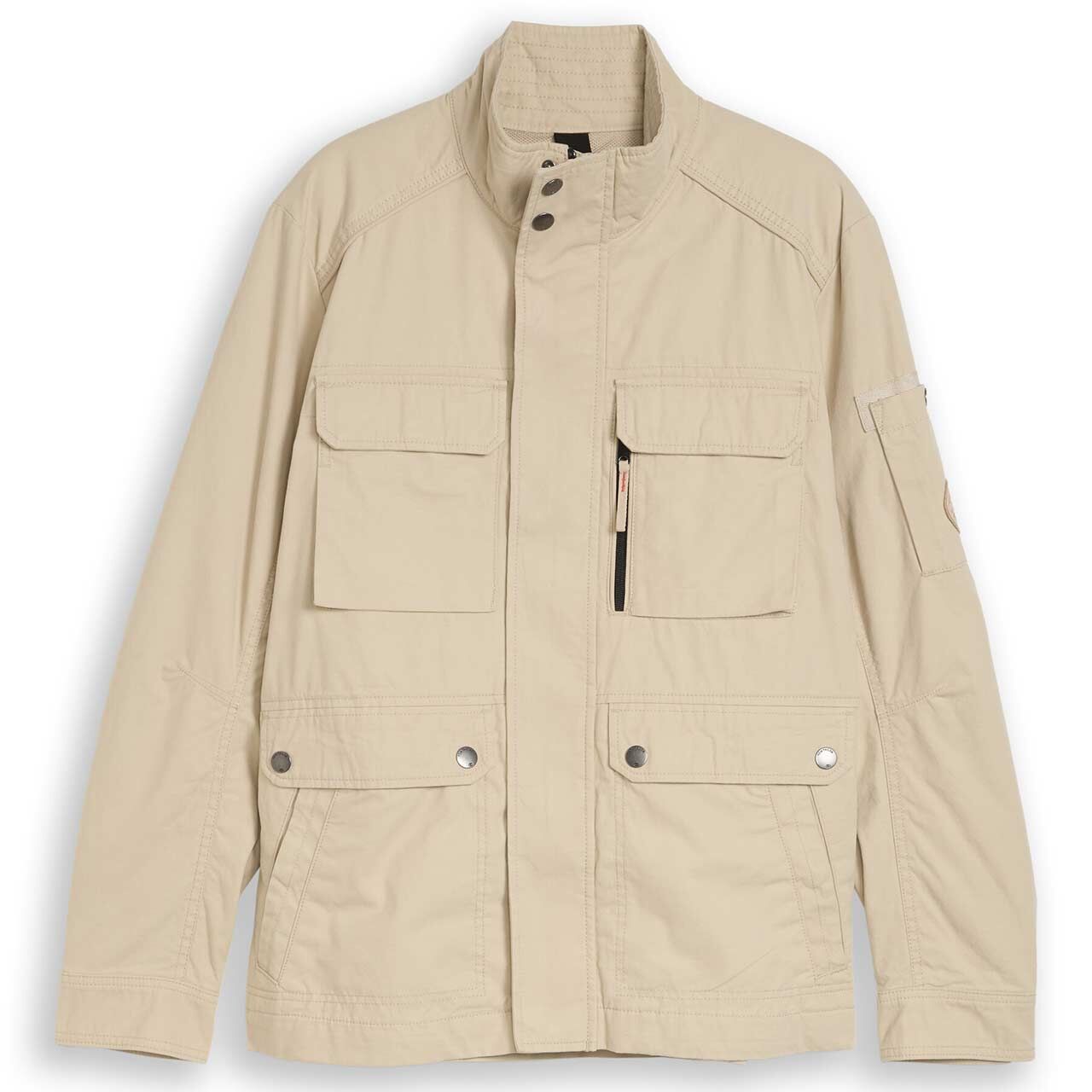 Tom Tailor Herren Jacke Cotton Field Jacket cashew beige brown