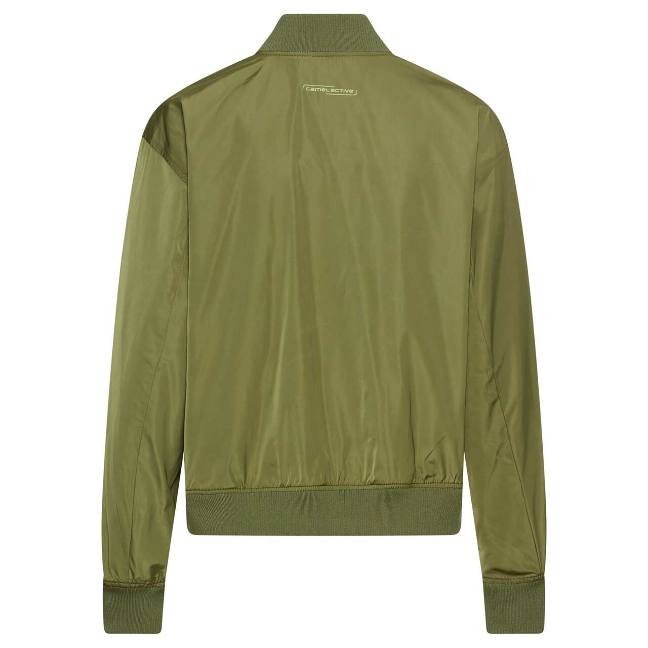 Damen Jacke Blouson von Camel active in Olivgrün, Rückseite