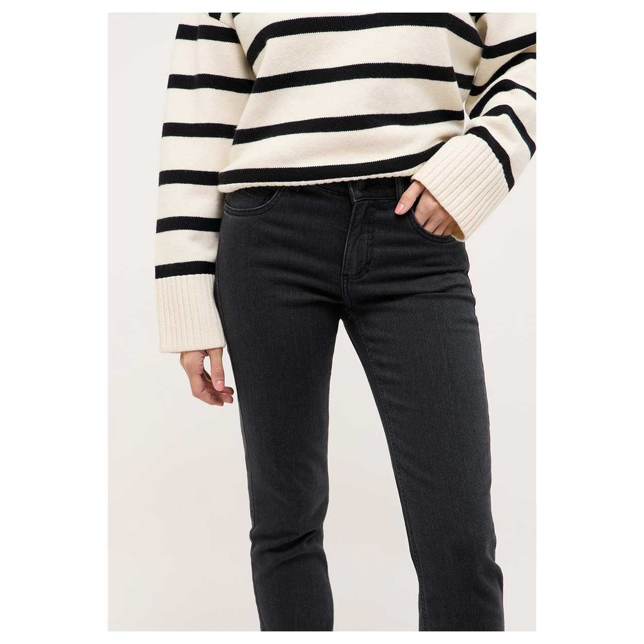 Angels Cici Jeans anthracite thermo denim