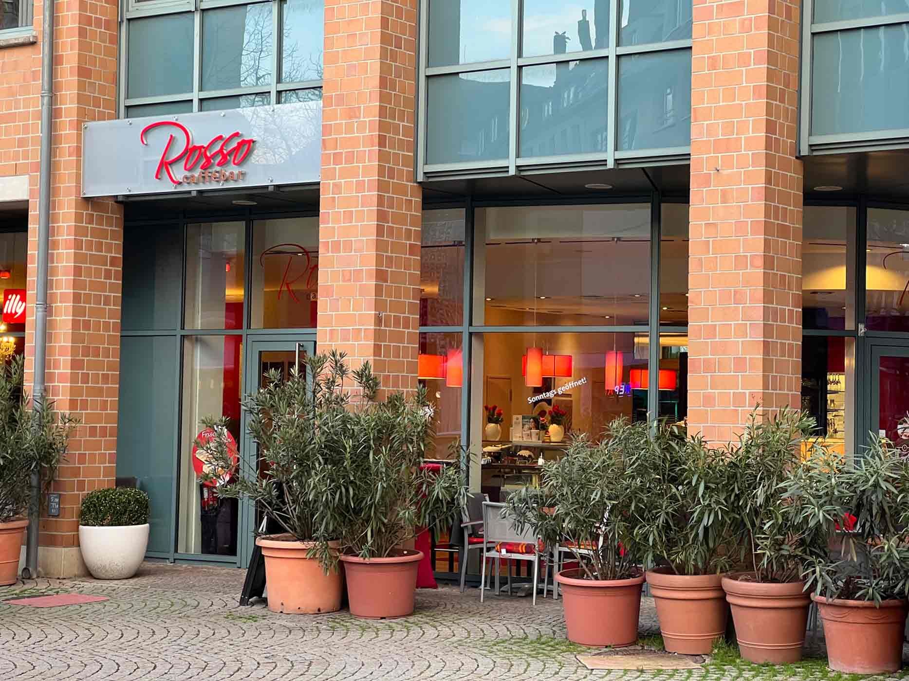 Ein Foto von der Caffébar "Rosso".