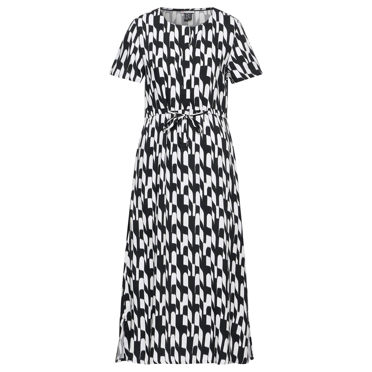 Street One Damen Kurzarm Kleid Midi Flap Dress black Street One Damen Kurzarm Kleid Midi Flap Dress black