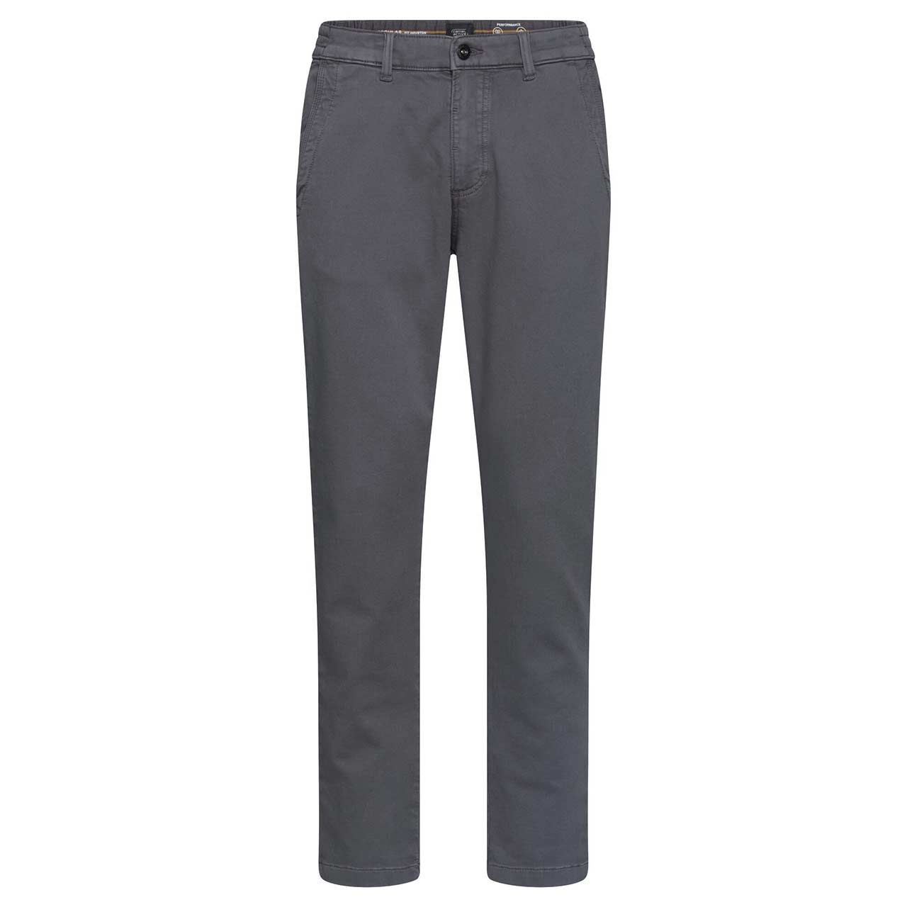 Herren Chino Baumwollhose Houston fleXXX von Camel active in Dunkelgrau, Vorderansicht