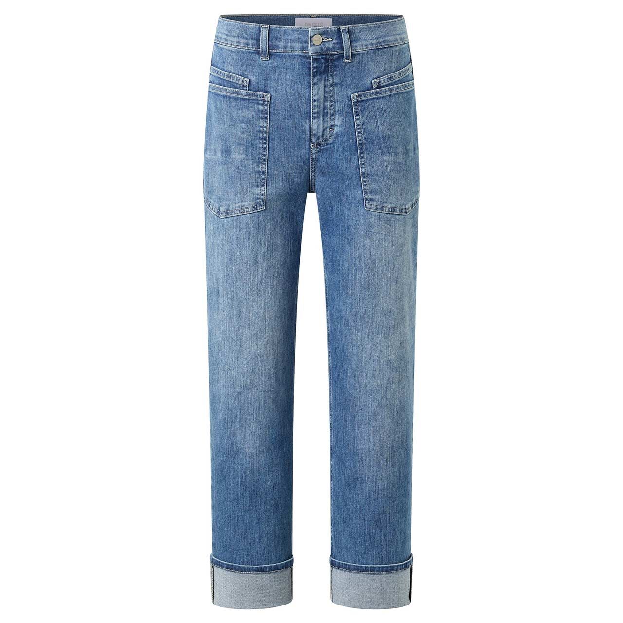 Damen 7/8 Jeans Liberta TU von Angels in Blau verwaschen, Vorderansicht