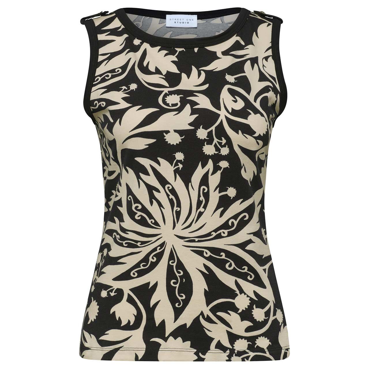 Street One Studio Damen Top Printed black