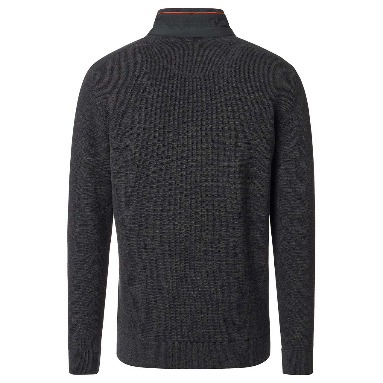Herren Pullover von Casa Moda in Blau meliert, Rückansicht