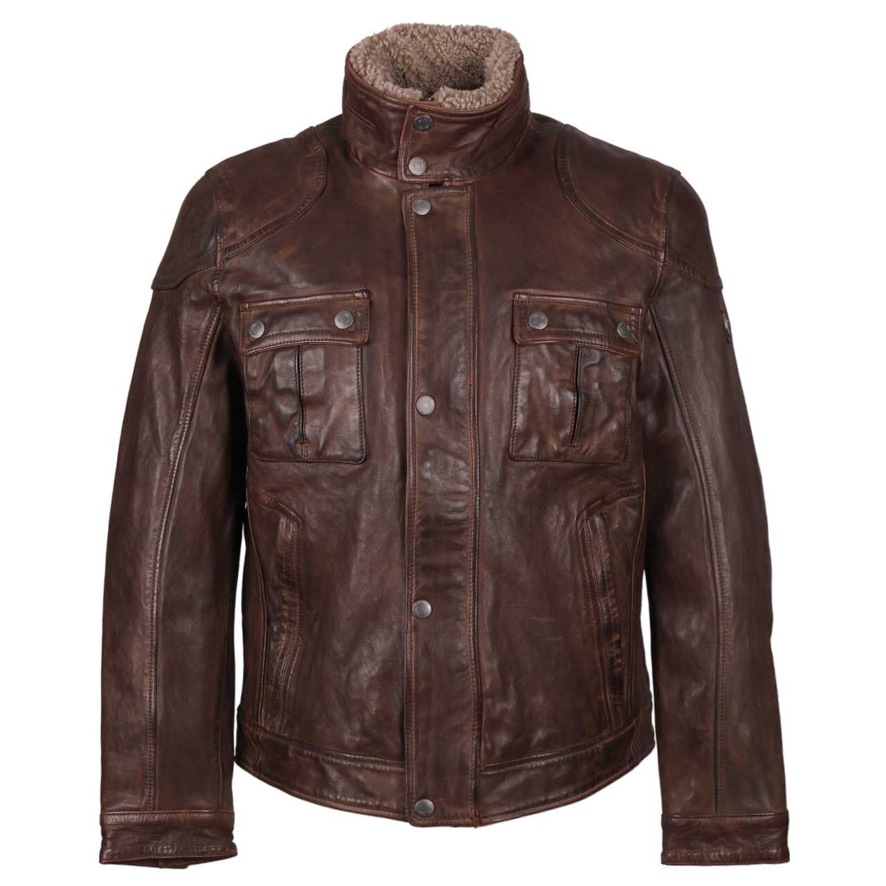 Mauritius Herren Lederjacke Garreck brown