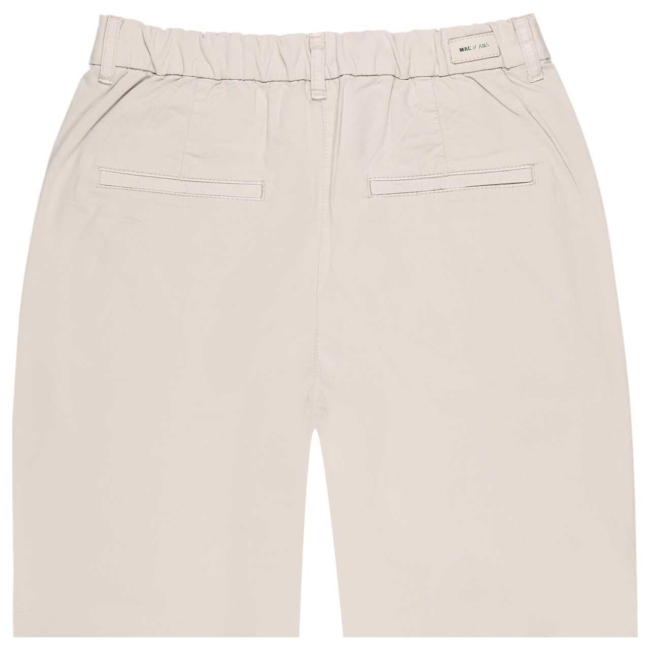 Detailansicht der Rückseite der Damen 7/8 Baumwollhose Cari von MAC in Beige