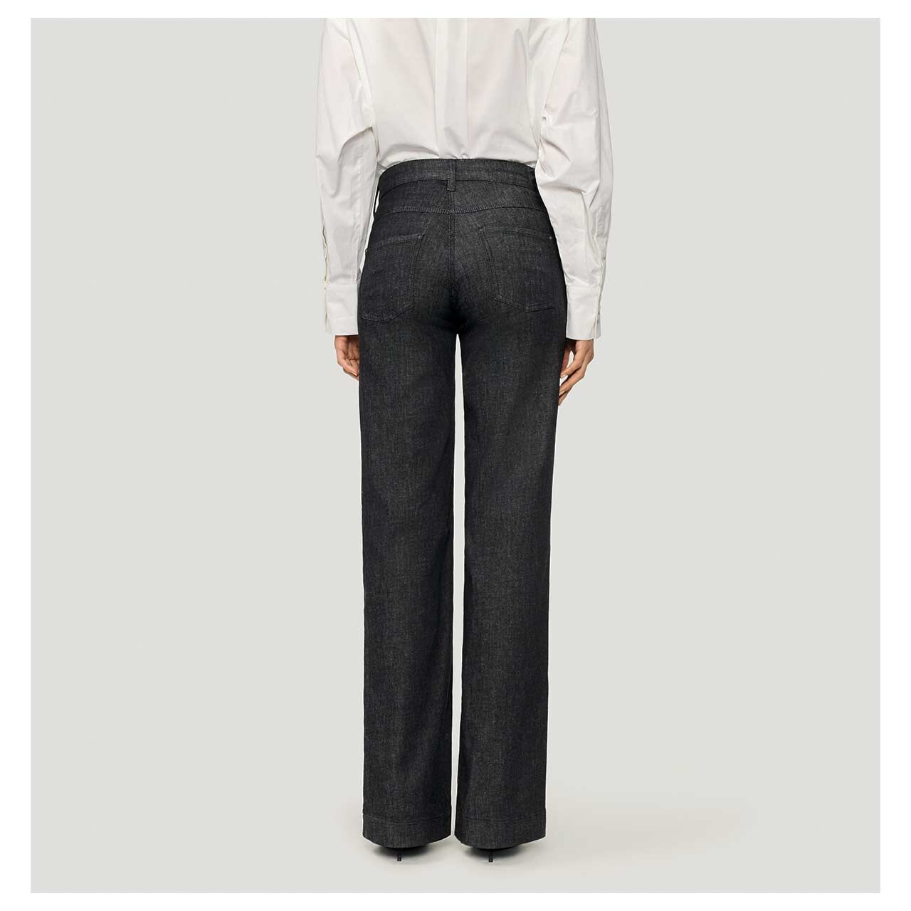 MAC Dream Wide Jeans fashion rinsed black