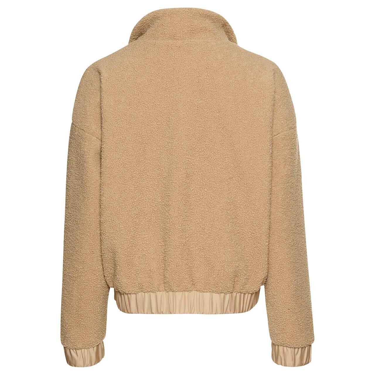 Damen Teddyjacke von Camel active in Hellbraun, Rückansicht