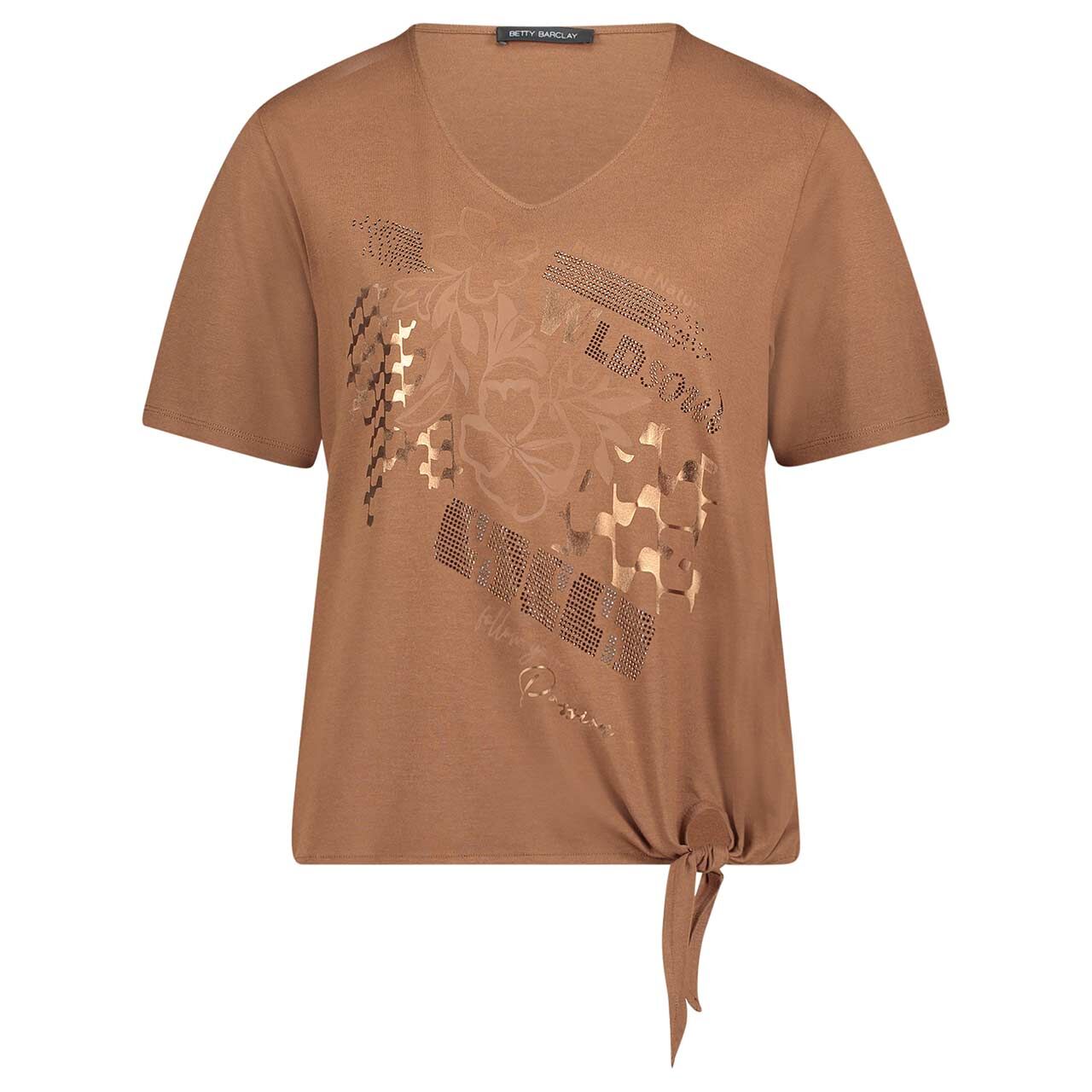 Betty Barclay Damen T-Shirt classic nougat printed