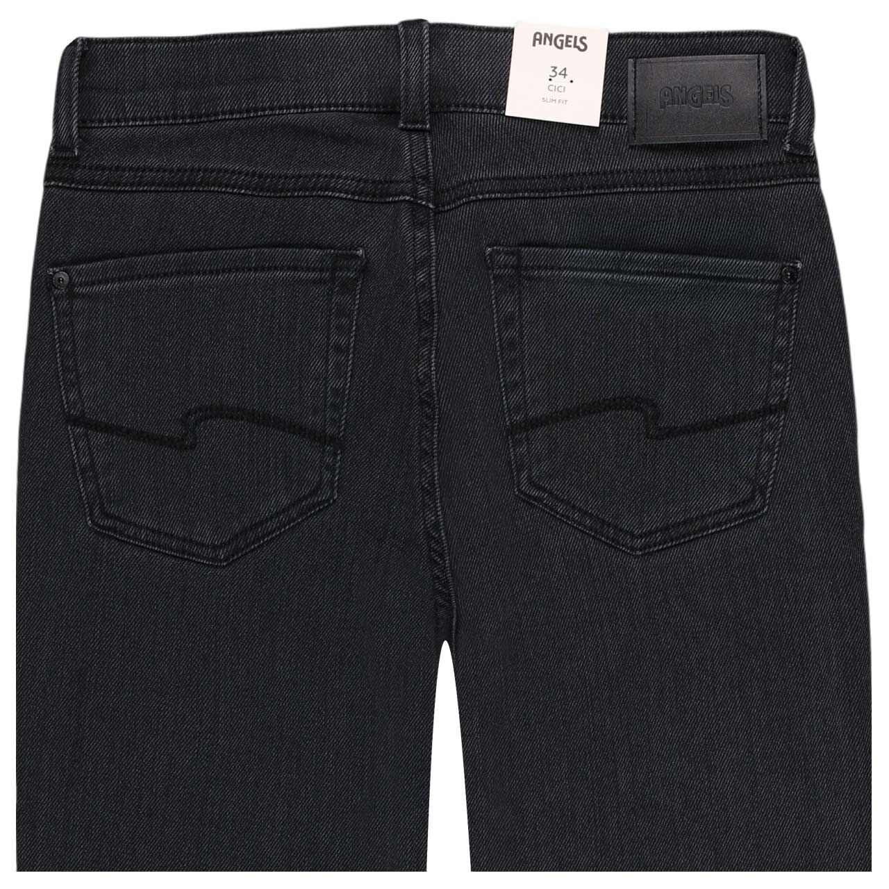 Damenjeans Cici von Angels in Dunkelgrau mit der Farbnummer 11, detaillierte Rückansicht